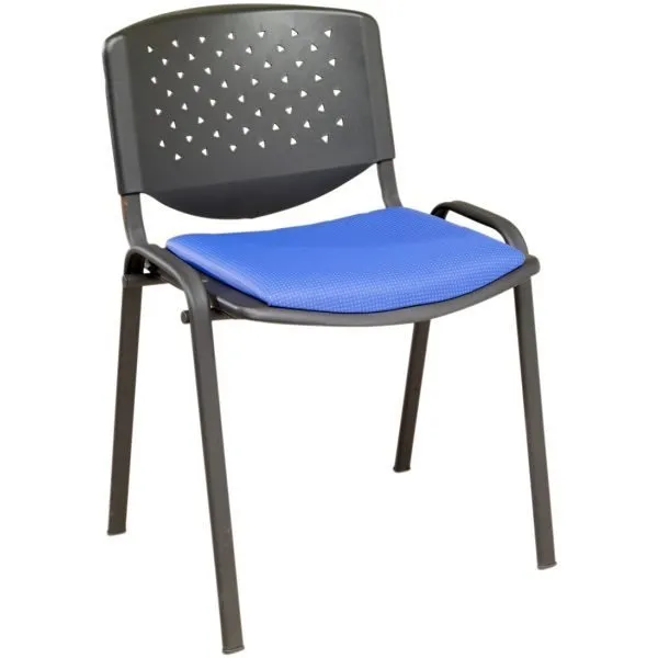 Chaise PRISMA structure métallique EPOXY NOIR